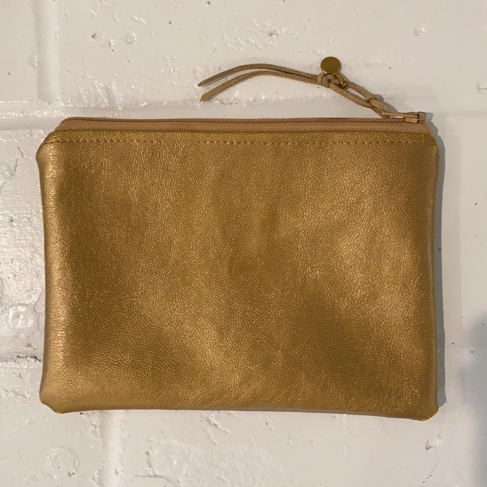 Gold “R” Cosmetic Pouch - Picture 2 of 3